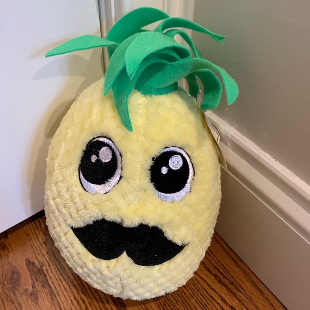 Ideal Toys Direct Pineapple Plush with Mustache